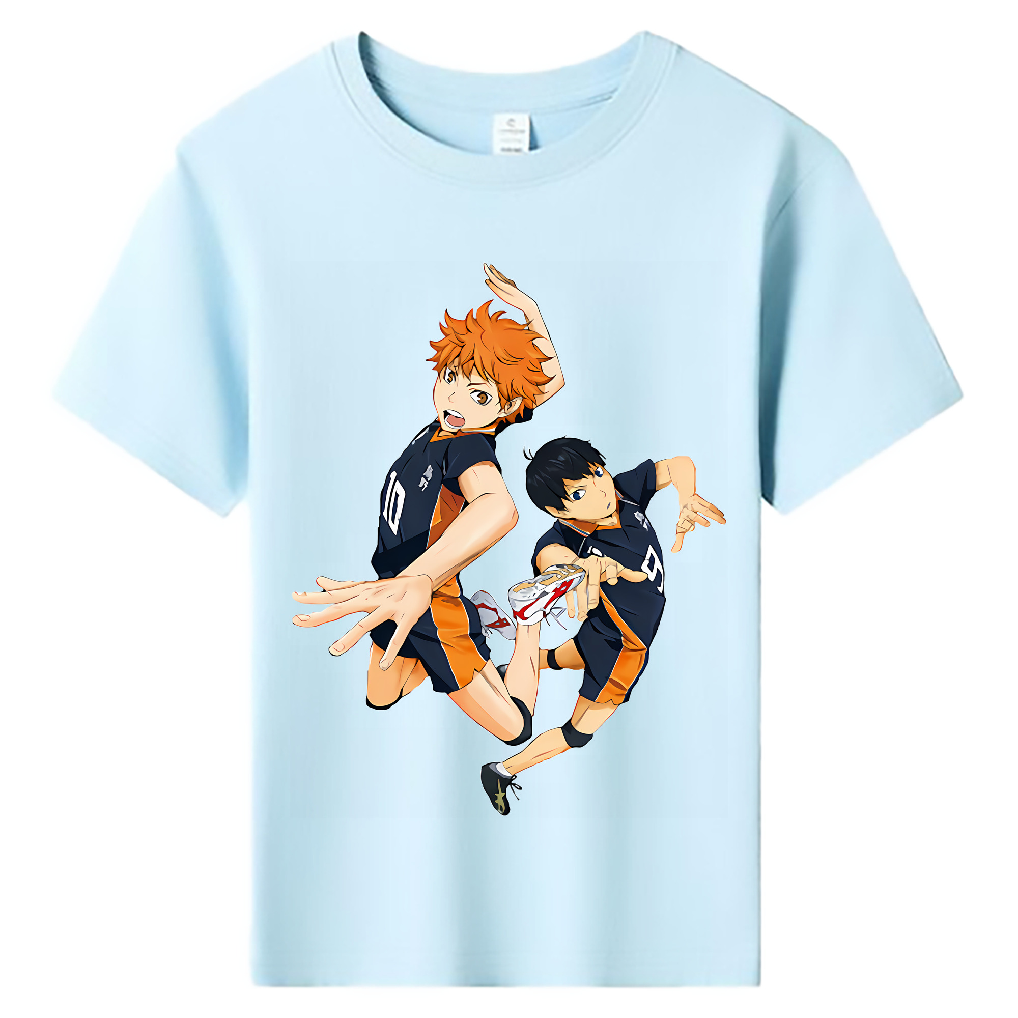 （画像用） ハイキュー!! Haikyu!! 綿100％キッズTシャツ（フロントプリント）